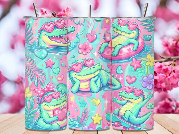 Download Pastel Alligator Pink Summer Tumbler PNG - Summer tumbler png Collection
