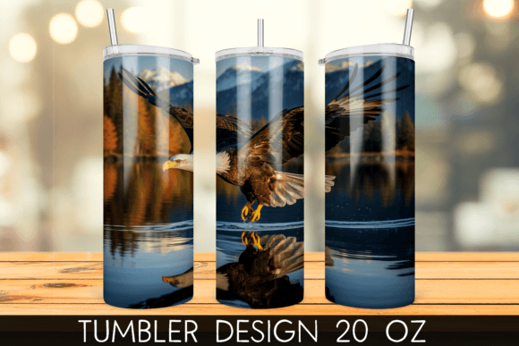 Download Bald Eagle Tumbler Wrap Sublimation - Eagle tumbler Collection