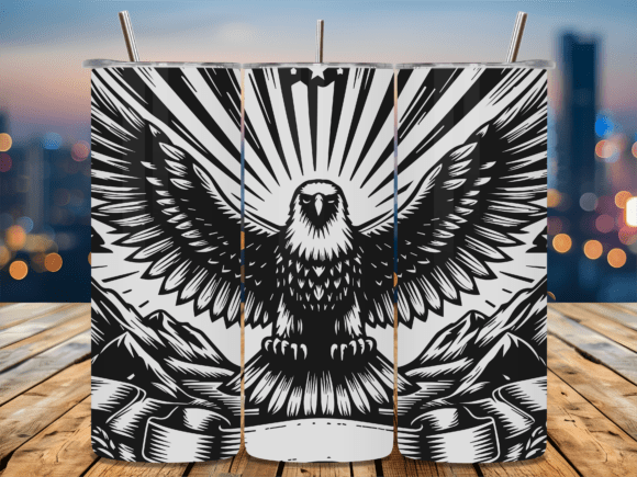 Download Mountain Bald Eagle Tumbler Wrap - Eagle tumbler Collection