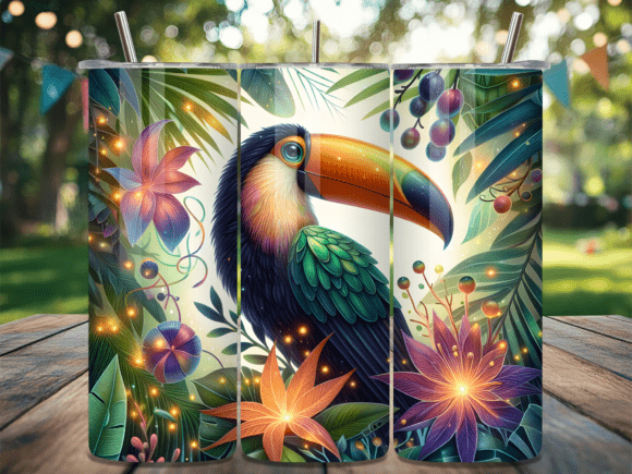 Download Jungle Toucan Bird Tumbler Wrap - Bird tumbler wrap Collection