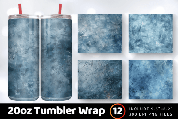 Download Luxury Dusty Blue Tumbler Wrap - Premium Resources