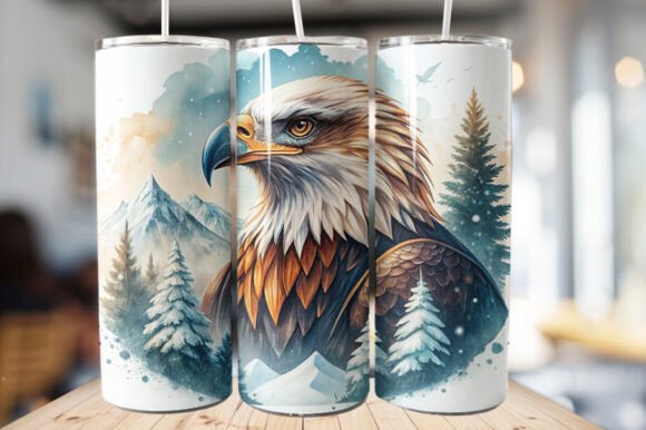 Download Bald Eagle Tumbler Wrap – PNG File - Eagle tumbler Collection