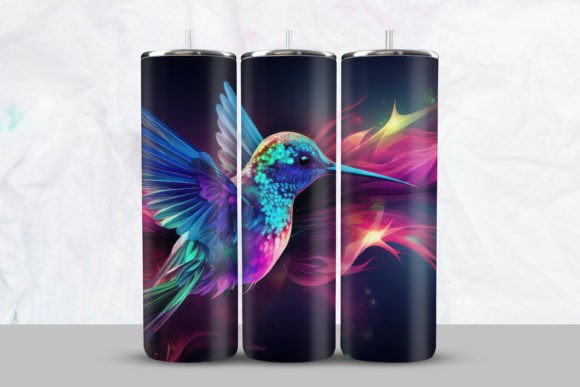 Download Glitter Colorful Bird Tumbler Wrap - Bird tumbler wrap Collection