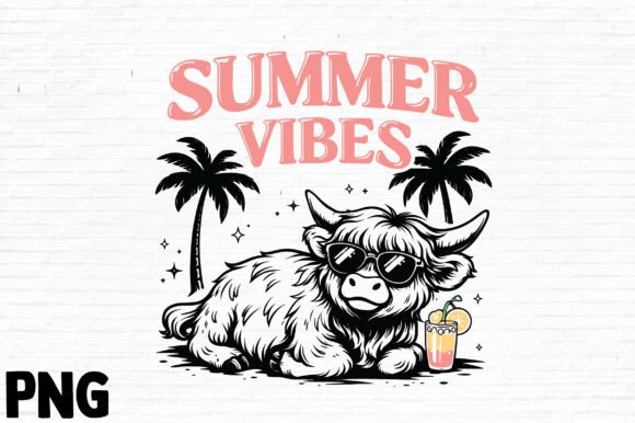 Download Highland Cow Summer Clipart - Highland cow summer Collection