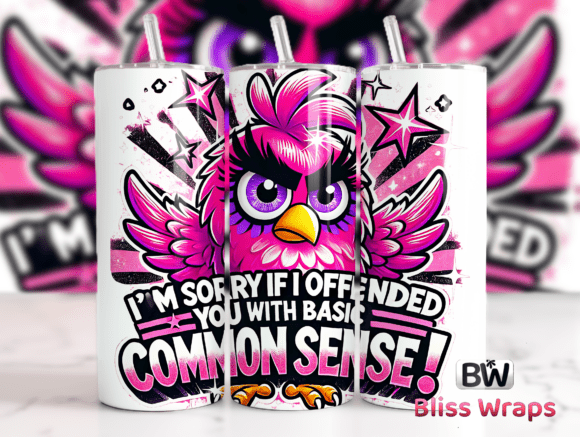 Download Sarcastic Funny Bird Tumbler Wrap Png - Bird tumbler wrap Collection