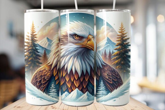 Download Bald Eagle Tumbler Wrap – PNG File - Eagle tumbler Collection