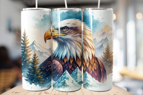 Download Bald Eagle Tumbler Wrap – PNG File - Eagle tumbler Collection