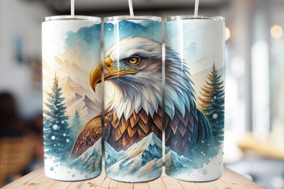 Download Bald Eagle Tumbler Wrap – PNG File - Eagle tumbler Collection